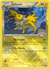 Jolteon 37/108 Crosshatch Holo Promo - 2012 Regional Championships